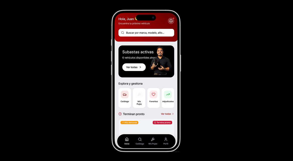 App unificada después del rediseño